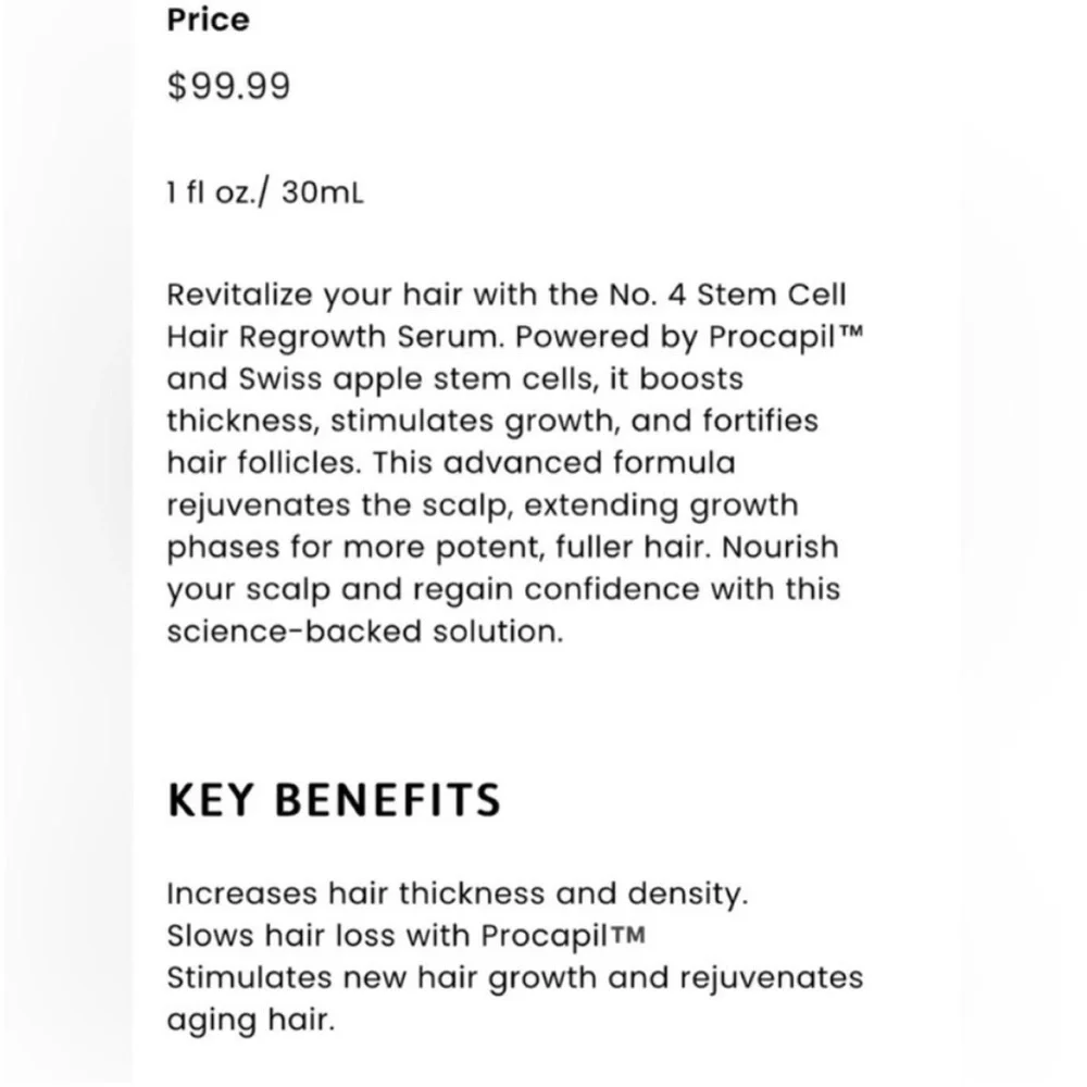 Rule Cosmeceuticals No 4 Men’s Hair Regrowth Serum